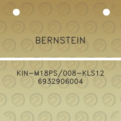 bernstein-kin-m18ps008-kls12-6932906004