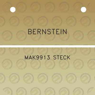 bernstein-mak9913-steck