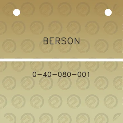 berson-0-40-080-001