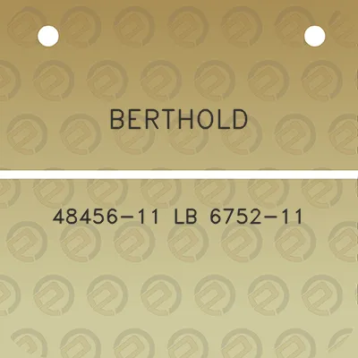 berthold-48456-11-lb-6752-11