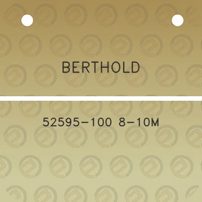 berthold-52595-100-8-10m