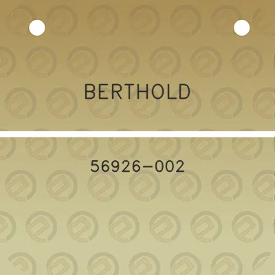 berthold-56926-002