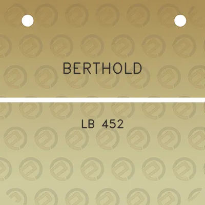 berthold-lb-452