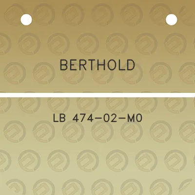 berthold-lb-474-02-m0