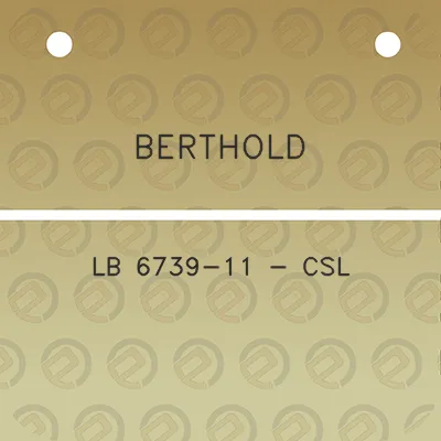 berthold-lb-6739-11-csl