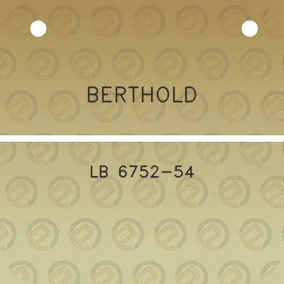 berthold-lb-6752-54