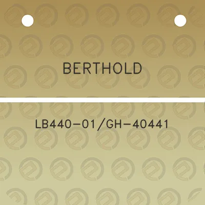 berthold-lb440-01gh-40441