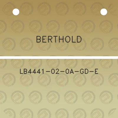 berthold-lb4441-02-0a-gd-e