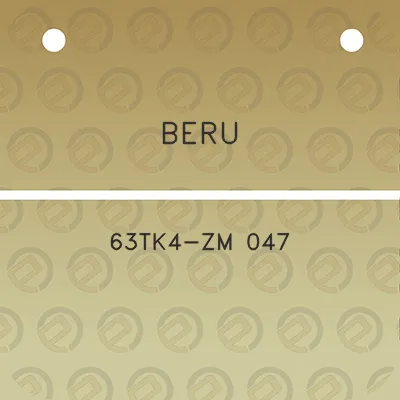 beru-63tk4-zm-047