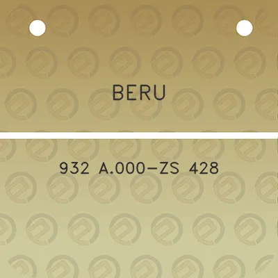 beru-932-a000-zs-428