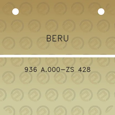 beru-936-a000-zs-428