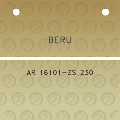 beru-ar-16101-zs-230