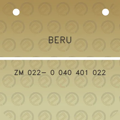 beru-zm-022-0-040-401-022