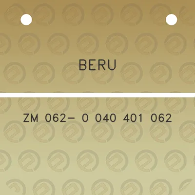 beru-zm-062-0-040-401-062