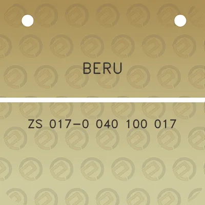 beru-zs-017-0-040-100-017