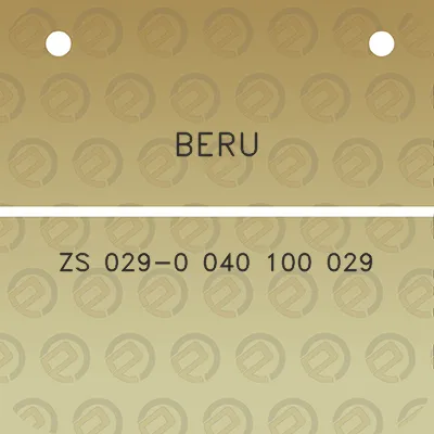 beru-zs-029-0-040-100-029