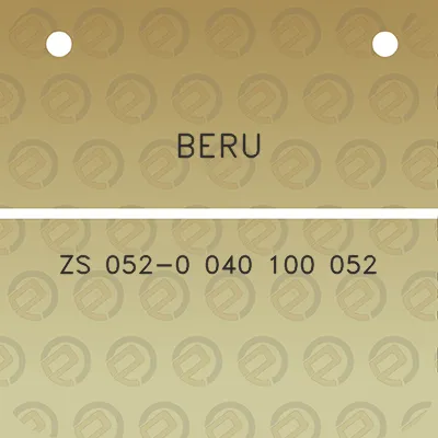 beru-zs-052-0-040-100-052