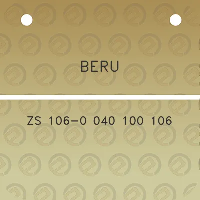 beru-zs-106-0-040-100-106