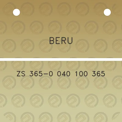 beru-zs-365-0-040-100-365