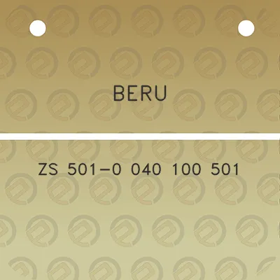 beru-zs-501-0-040-100-501