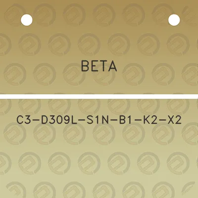 beta-c3-d309l-s1n-b1-k2-x2