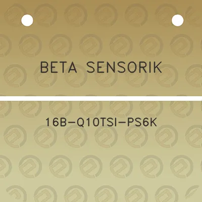 beta-sensorik-16b-q10tsi-ps6k