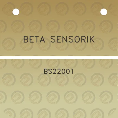 beta-sensorik-bs22001