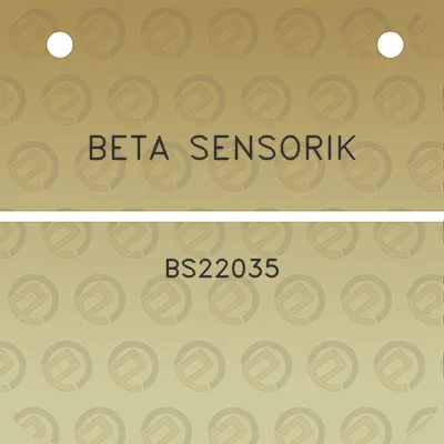 beta-sensorik-bs22035