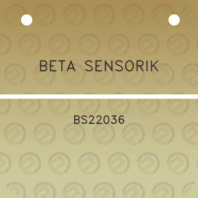 beta-sensorik-bs22036