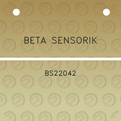 beta-sensorik-bs22042