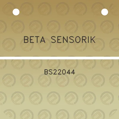 beta-sensorik-bs22044