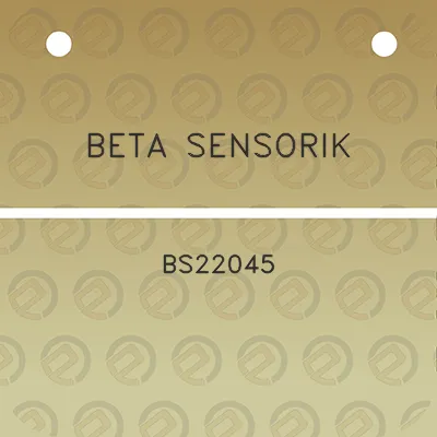 beta-sensorik-bs22045