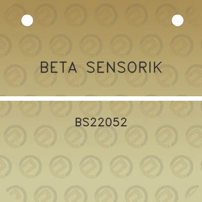 beta-sensorik-bs22052