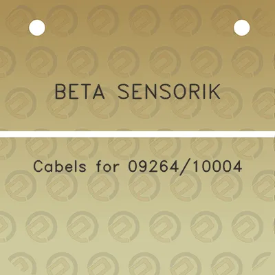 beta-sensorik-cabels-for-0926410004