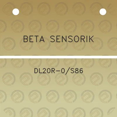 beta-sensorik-dl20r-0s86