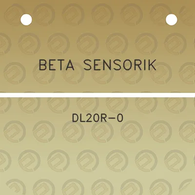 beta-sensorik-dl20r-0