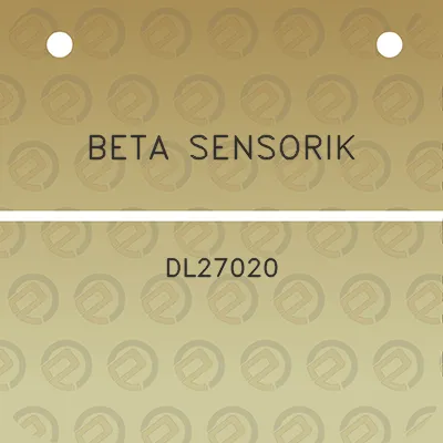 beta-sensorik-dl27020