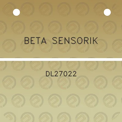 beta-sensorik-dl27022