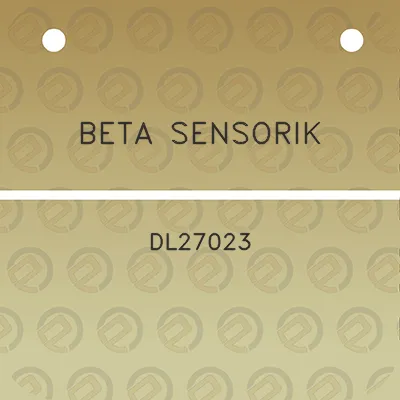 beta-sensorik-dl27023