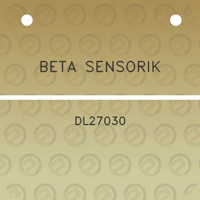 beta-sensorik-dl27030