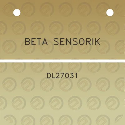 beta-sensorik-dl27031