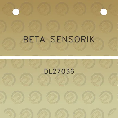 beta-sensorik-dl27036