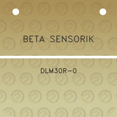 beta-sensorik-dlm30r-0