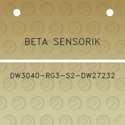 beta-sensorik-dw3040-rg3-s2-dw27232