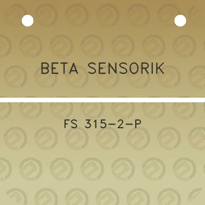 beta-sensorik-fs-315-2-p