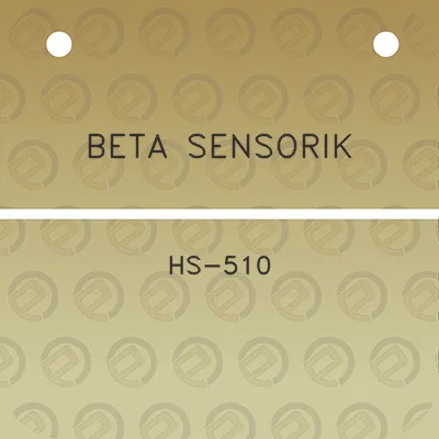 beta-sensorik-hs-510