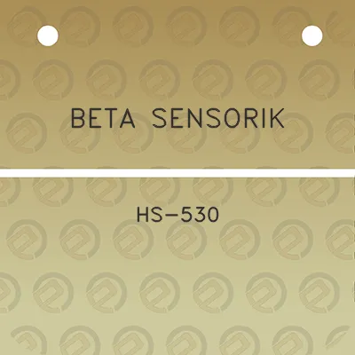 beta-sensorik-hs-530