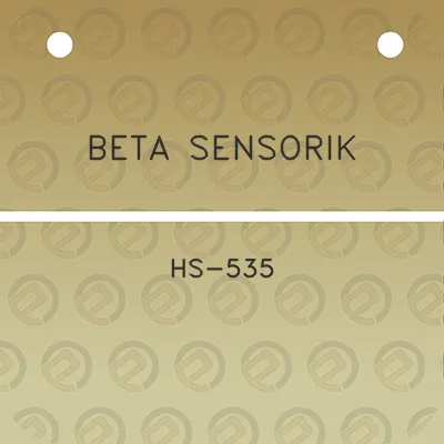 beta-sensorik-hs-535