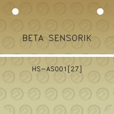 beta-sensorik-hs-as00127