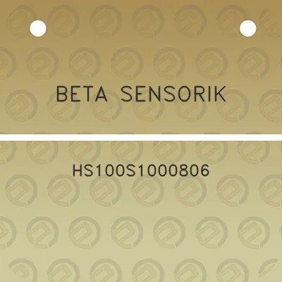 beta-sensorik-hs100s1000806